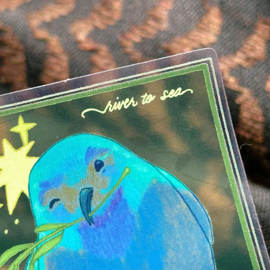 Sticker - Sunbird - Clear Green ⋆˙⟡Fundraiser Item⟡˙⋆