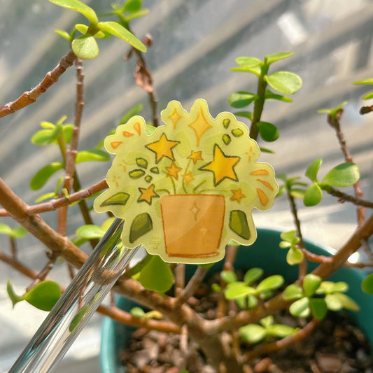 Sticker - Starflower - Clear