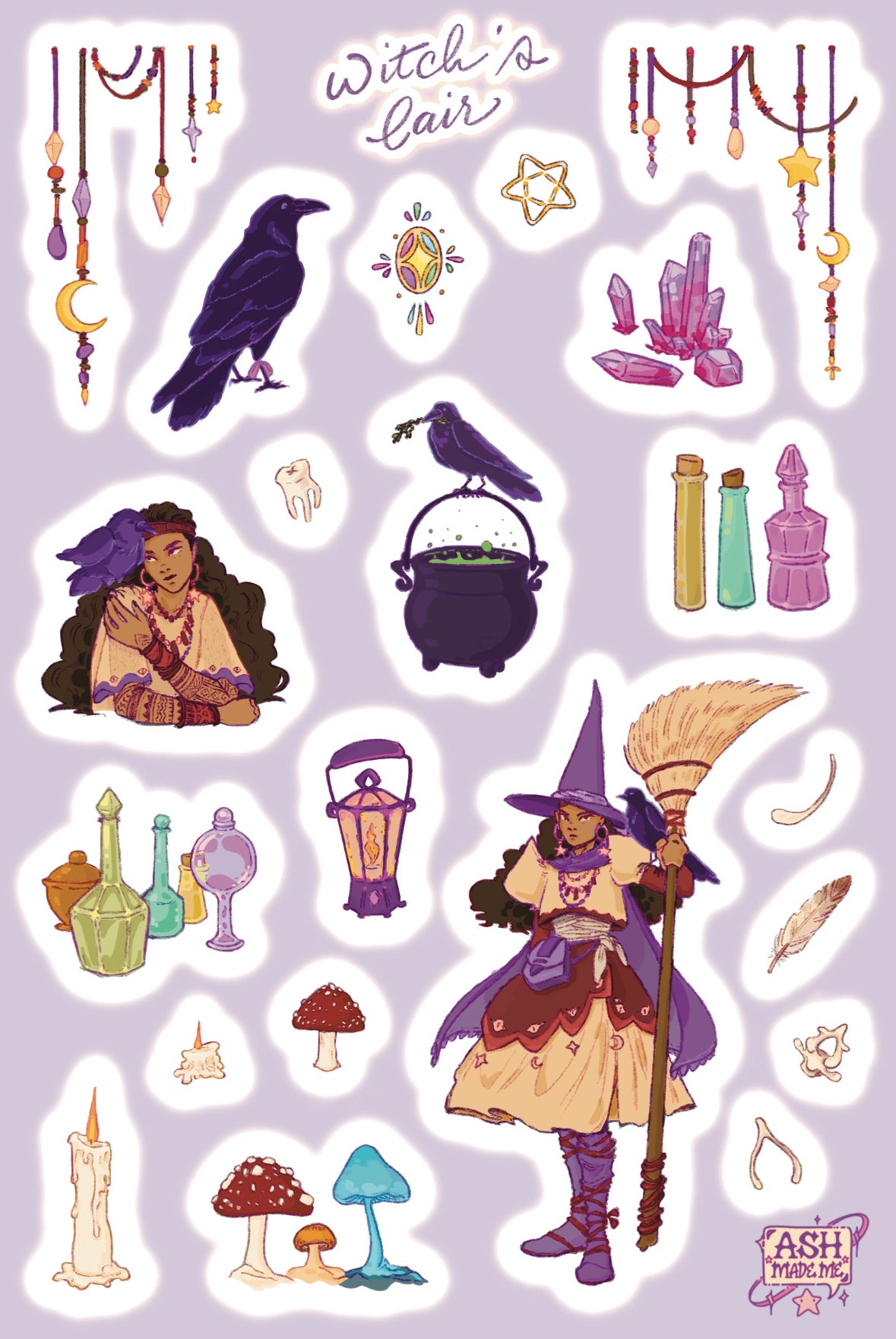 Sticker Sheet - Witch’s Lair