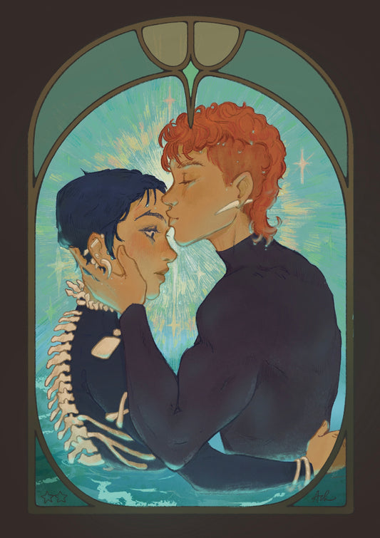 Postcard Print - One Flesh, One End.