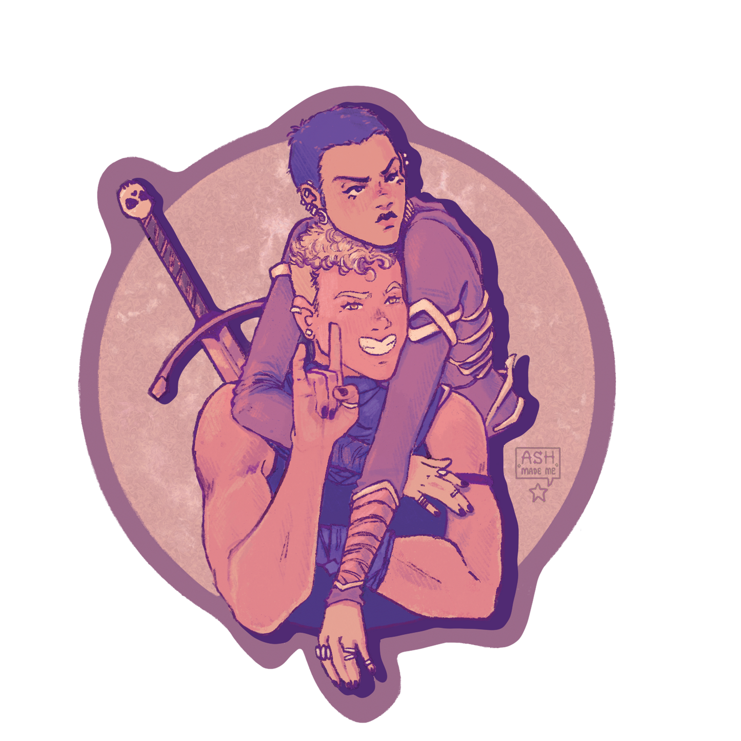 Sticker - Ninth House (The Locked Tomb) - Matte Vinyl