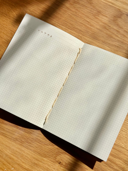 Notebook - Cheep Cheep Star Carrier - Handmade Passport Size