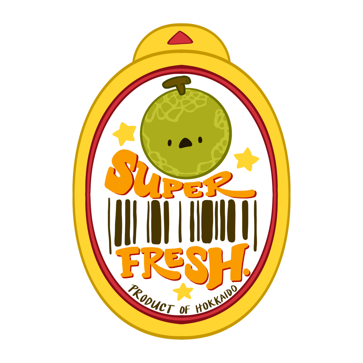 Sticker - Melon Cheep - Clear