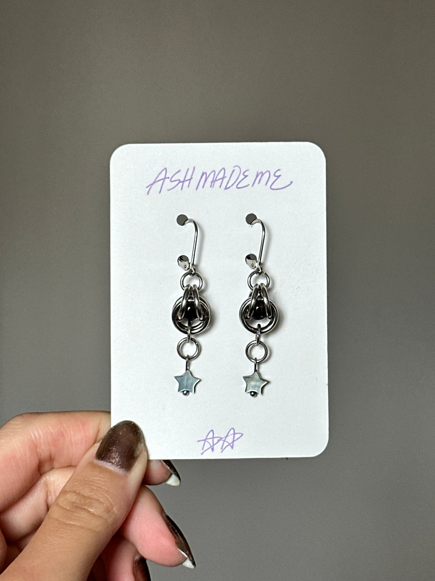 Earrings - Captive Sardonyx Minis