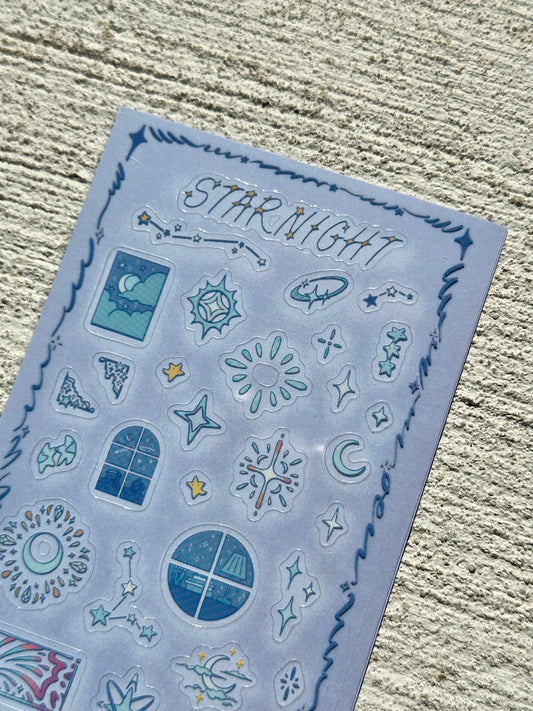 Sticker Sheet - Starnight - Matte Clear