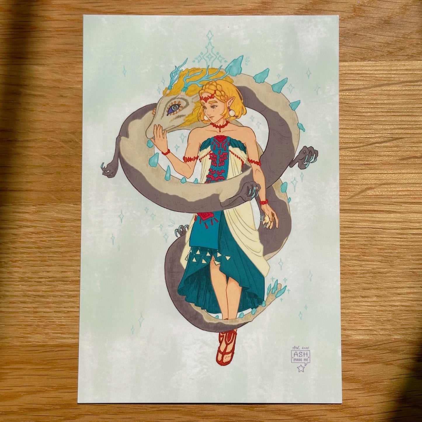 Postcard Print - Zelda Tears of the Kingdom