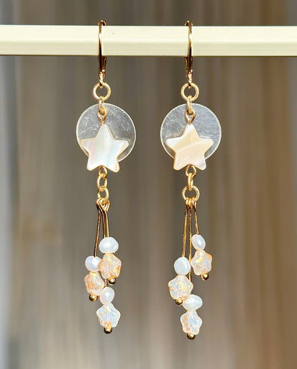 Earrings - Capiz Parol - Stainless Steel