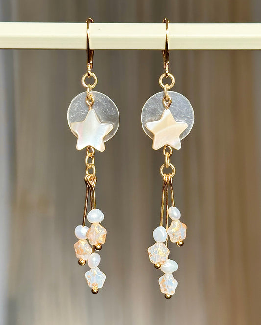 Earrings - Capiz Parol - Stainless Steel