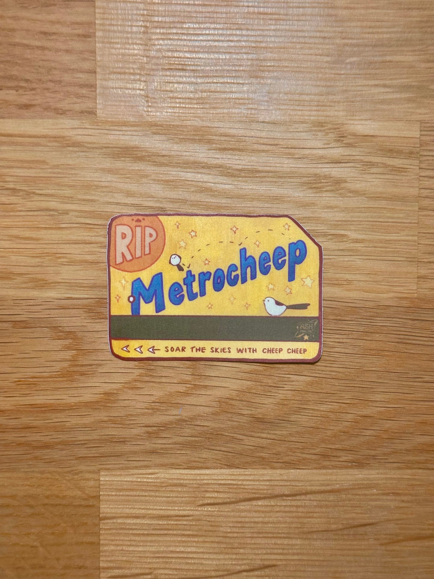 Sticker - Metrocheep - Matte Vinyl