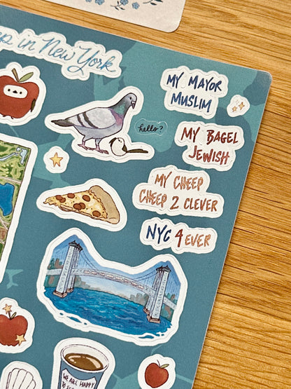 B-Grade Sale | Sticker Sheet - Cheep Cheep in New York