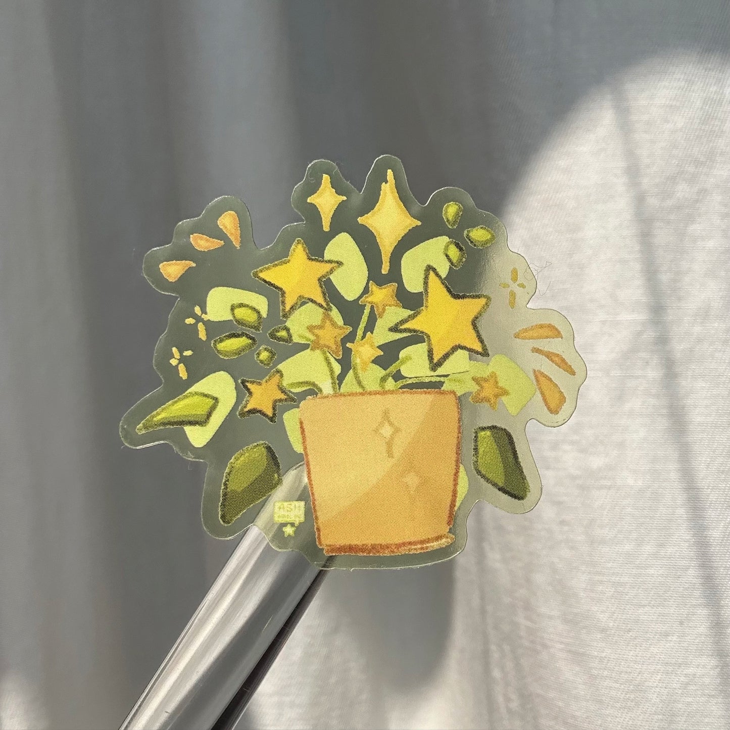 Clear Sticker - Starflower