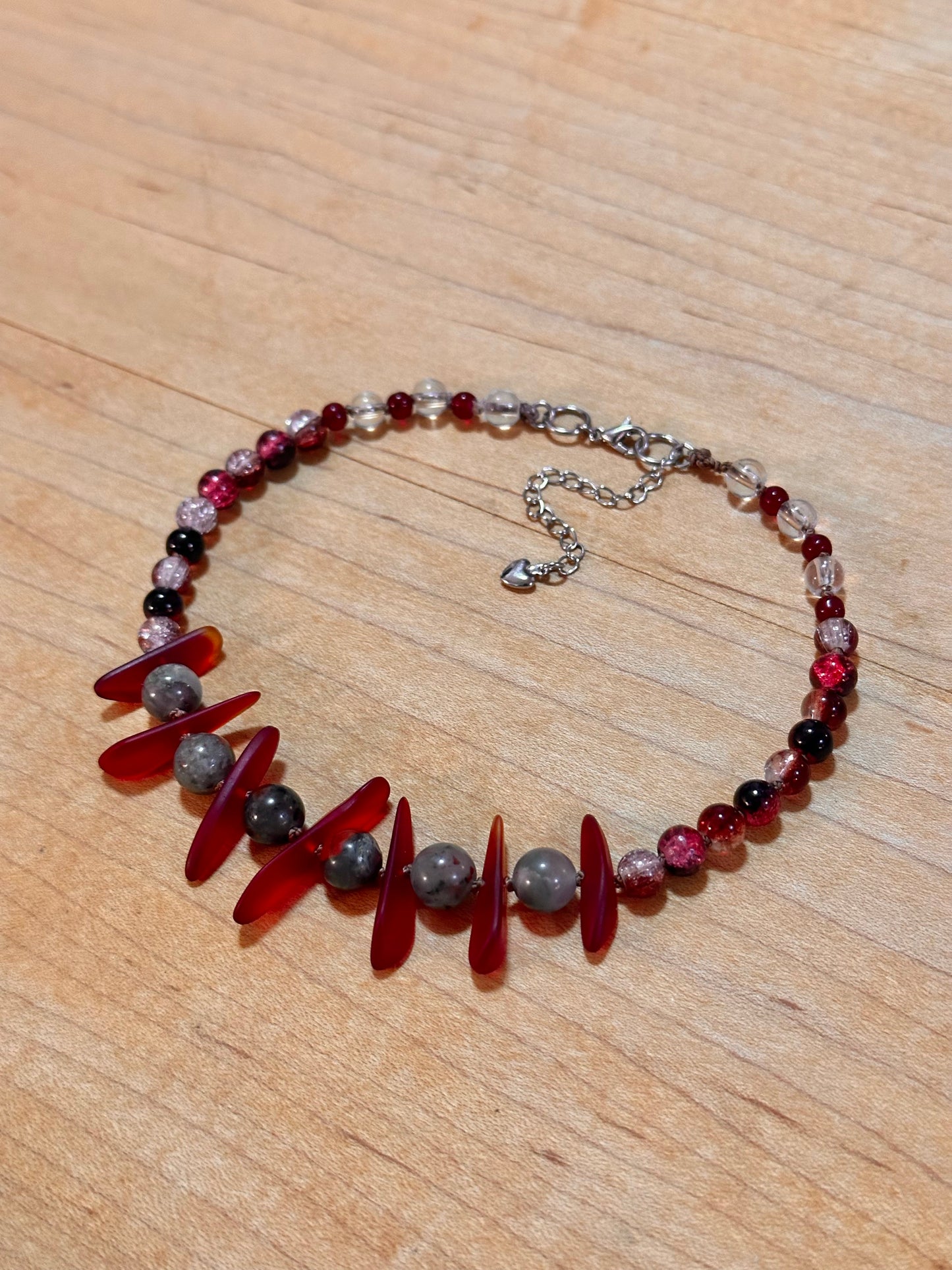 Necklace - Bloodstone Choker