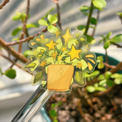 Sticker - Starflower - Clear