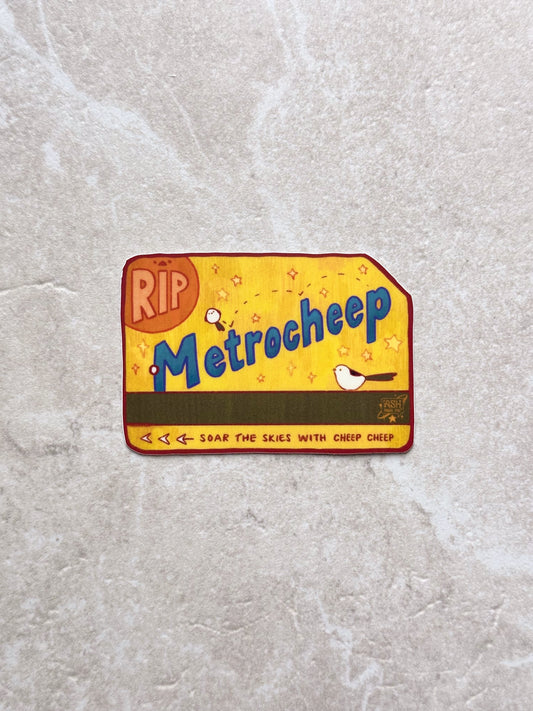 Sticker - Metrocheep - Matte Vinyl