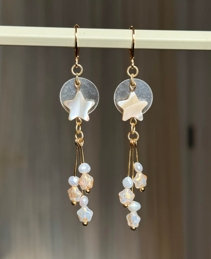 Earrings - Capiz Parol - Stainless Steel