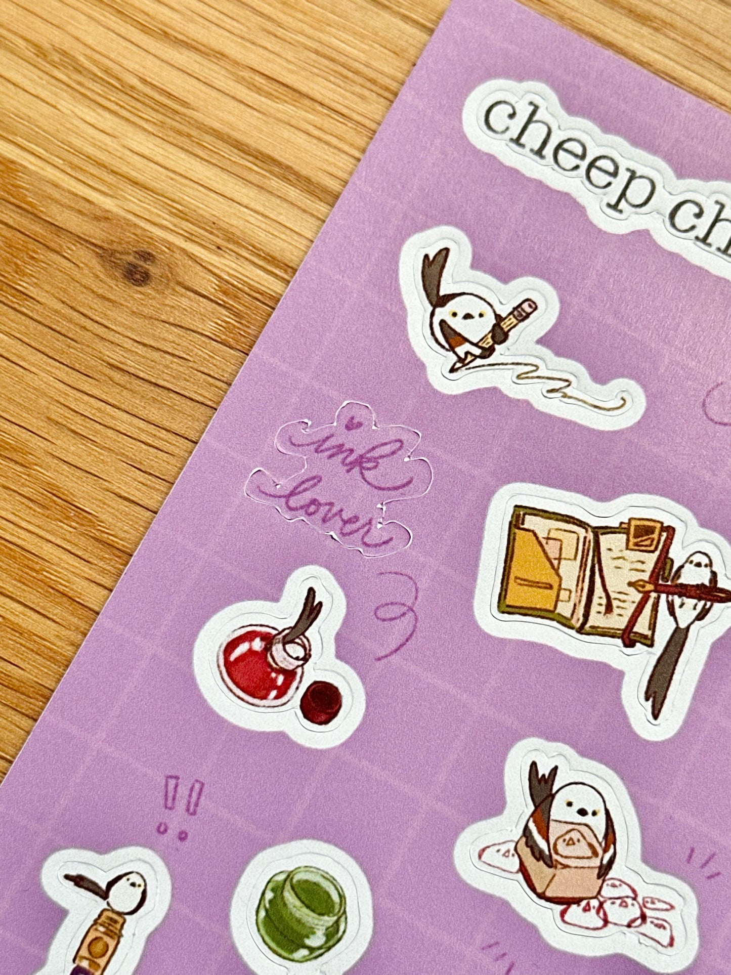B-Grade Sale | Sticker Sheet - Cheep Cheep Stationery Lover