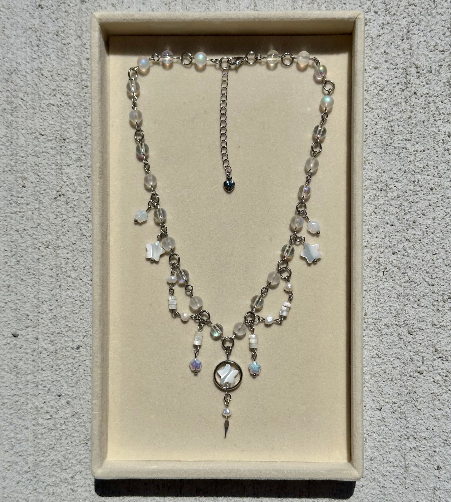 Necklace - Glass & Mother of Pearl