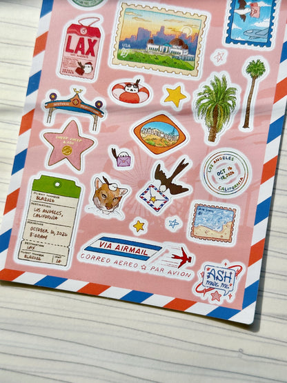 Sticker Sheet - Cheep Cheep in LA