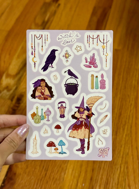 Sticker Sheet - Witch’s Lair