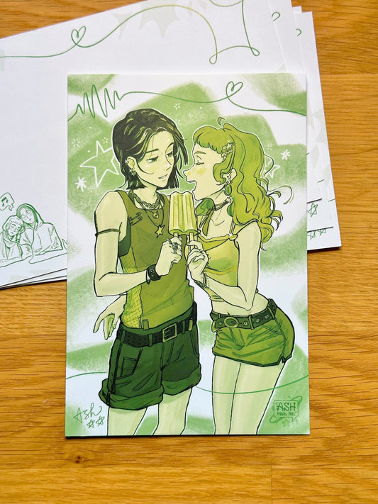 Postcard Print - Mitsuaya Summer