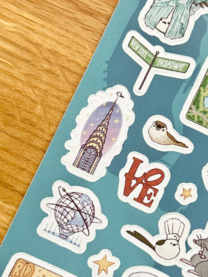B-Grade Sale | Sticker Sheet - Cheep Cheep in New York