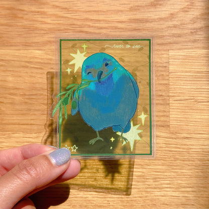 Sticker - Sunbird - Clear Green ⋆˙⟡Fundraiser Item⟡˙⋆