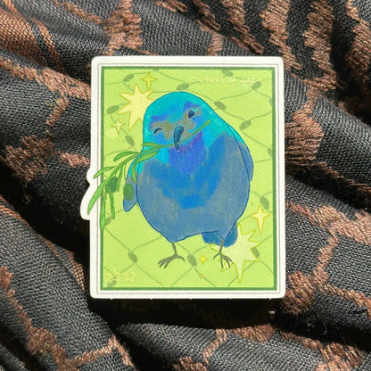 Sticker - Sunbird - Clear Green ⋆˙⟡Fundraiser Item⟡˙⋆