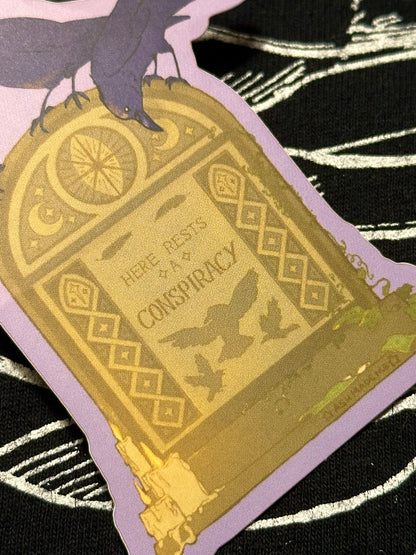 Sticker Conspiracy of Ravens - Soft Matte Vinyl