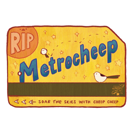 Sticker - Metrocheep - Matte Vinyl